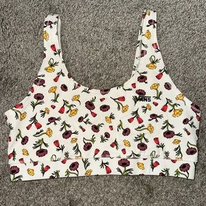 VANS Floral Sports Bra Large